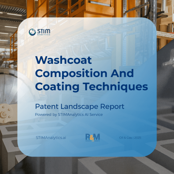 Washcoat Composition And Coating Techniques Patent Landscape Report